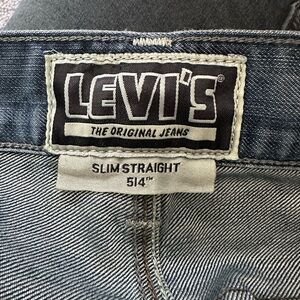 Levi's Slim Straight 514 Jeans in Light Blue Denim